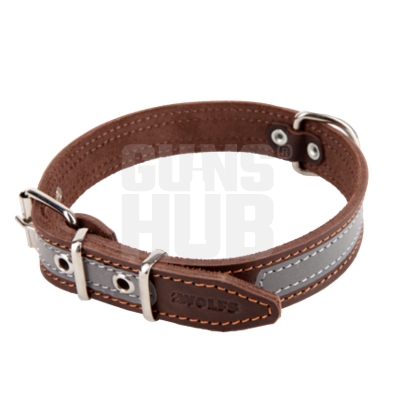 Obroża 2Wolfs Nature z odblaskiem