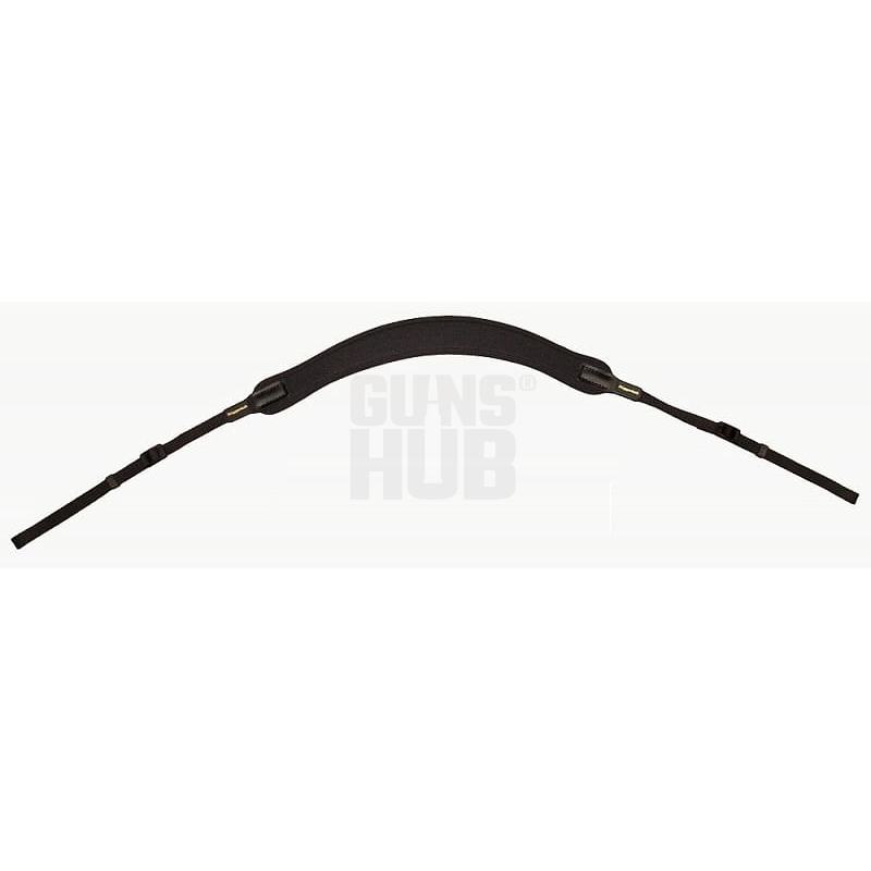 Pasek do lornetki Niggeloh czarny obszyty