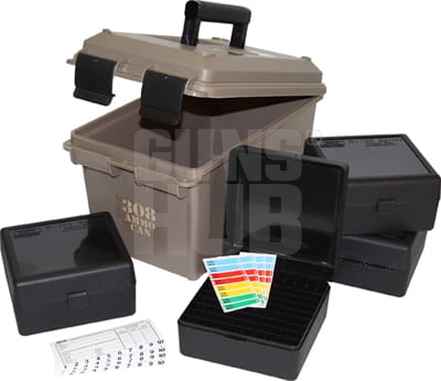 Pudełko MTM na amunicję ACC 308 AC50 + 4 x RM-100