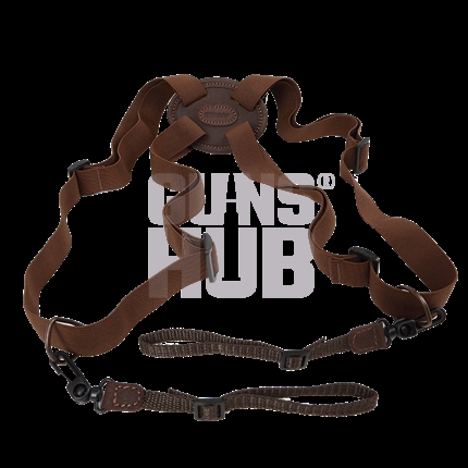 Szelki do lornetki 2Wolfs Forest brązowe