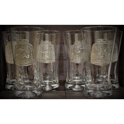 Szklanki Hunting 6 sztuk 96C