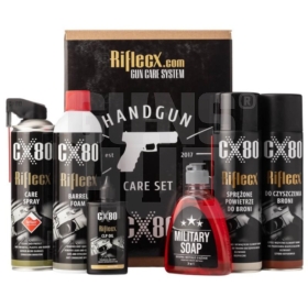 Zestaw do czyszczenia RifleCx Handgun set