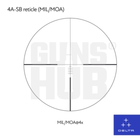 Luneta Delta Titanium HD 4-24x50 4A SB MIL