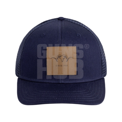 Czapka Blaser Leather Badge dark blue