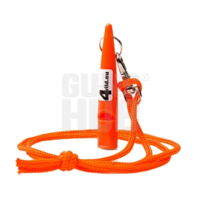 Gwizdek na psa 4Wild wysokotonowy pomarańczowy