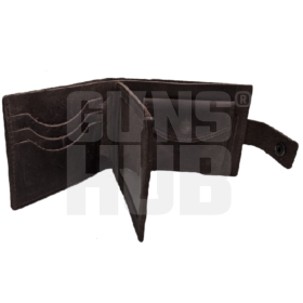 Portfel 2Wolfs Jager ciemny brąz