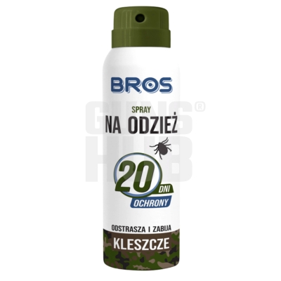 Bros Spray na odzież - odstrasza kleszcze 90ml