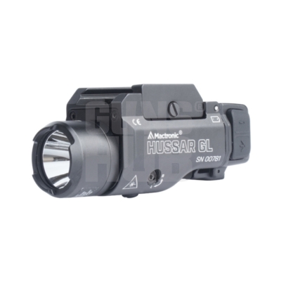 Latarka Mactronic Hussar GL 900lm zielony laser