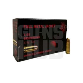 Amunicja Geco 7,65 Browning FMJ 4,75g/73gr
