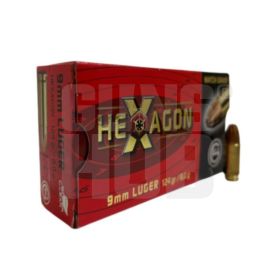 Amunicja Geco 9x19 Hexagon 8,0g/124gr