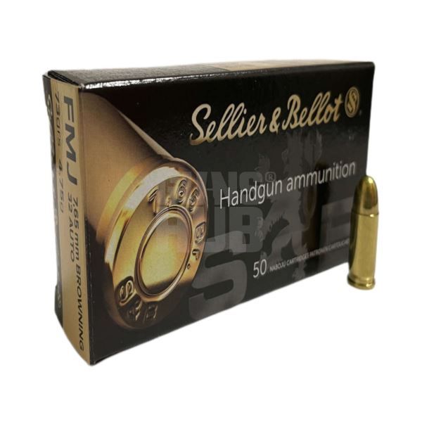 Amunicja S&B 7,65 Browning FMJ 32 AUTO 4.75g/73gr