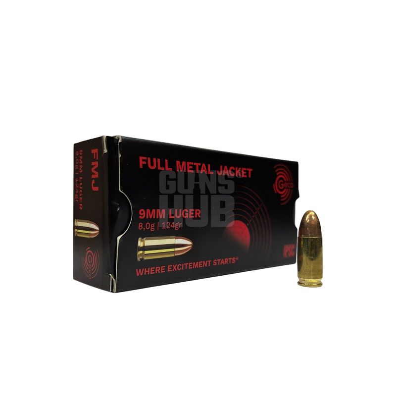 Amunicja Geco 9x19 FMJ 8,0g/124gr
