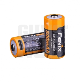 Akumulator Fenix USB ARB-L16U 16340 RCR123 800