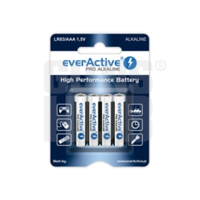 Baterie everActive LR03/AAA 4szt
