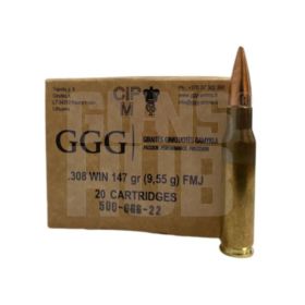 Amunicja GGG 308 Win FMJ 9,55g/147 gr