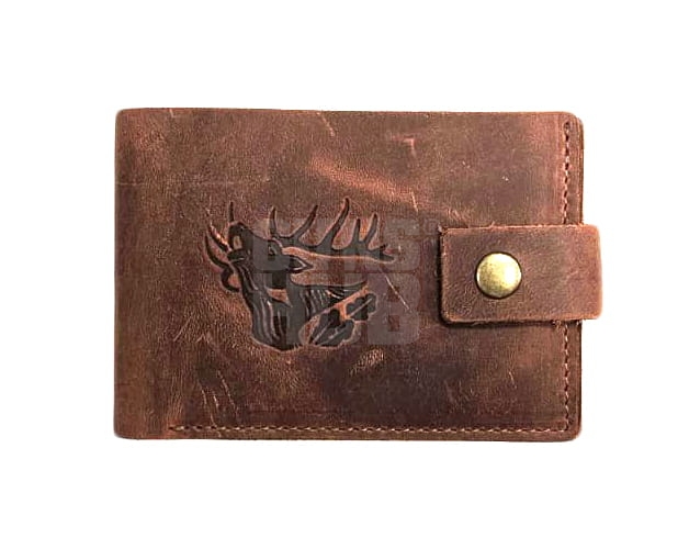 Portfel 2Wolfs Jager brązowy