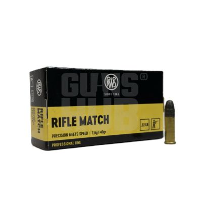 Amunicja RWS 22 LR Rifle Match S 2,6g/40gr