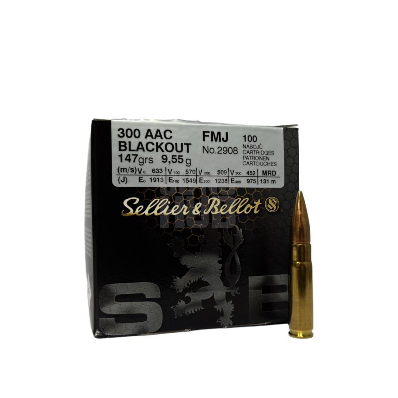 Amunicja S&B 300 AAC Blackout FMJ 9,55g/147gr