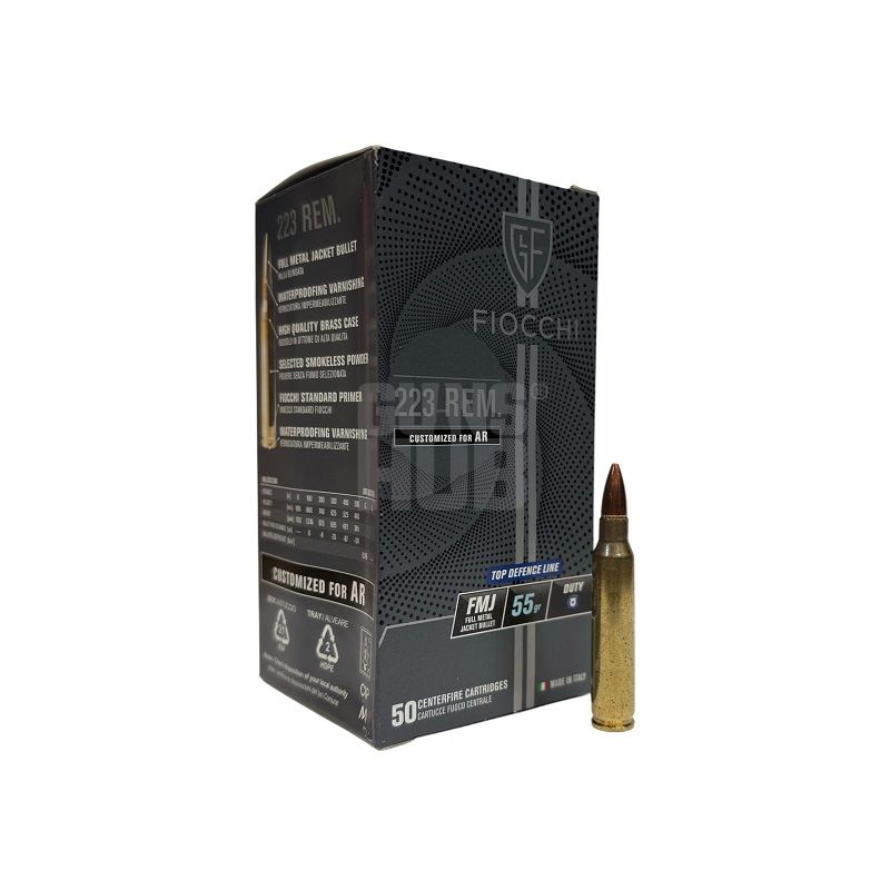 Amunicja Fiocchi 223 Rem L.E. FMJ T.D. Line 55gr