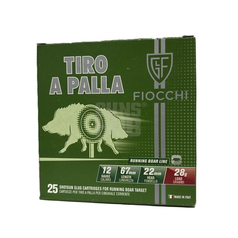 Nab. Kul. 12 Slug Fiocchi Tiro Apalla 28g /67