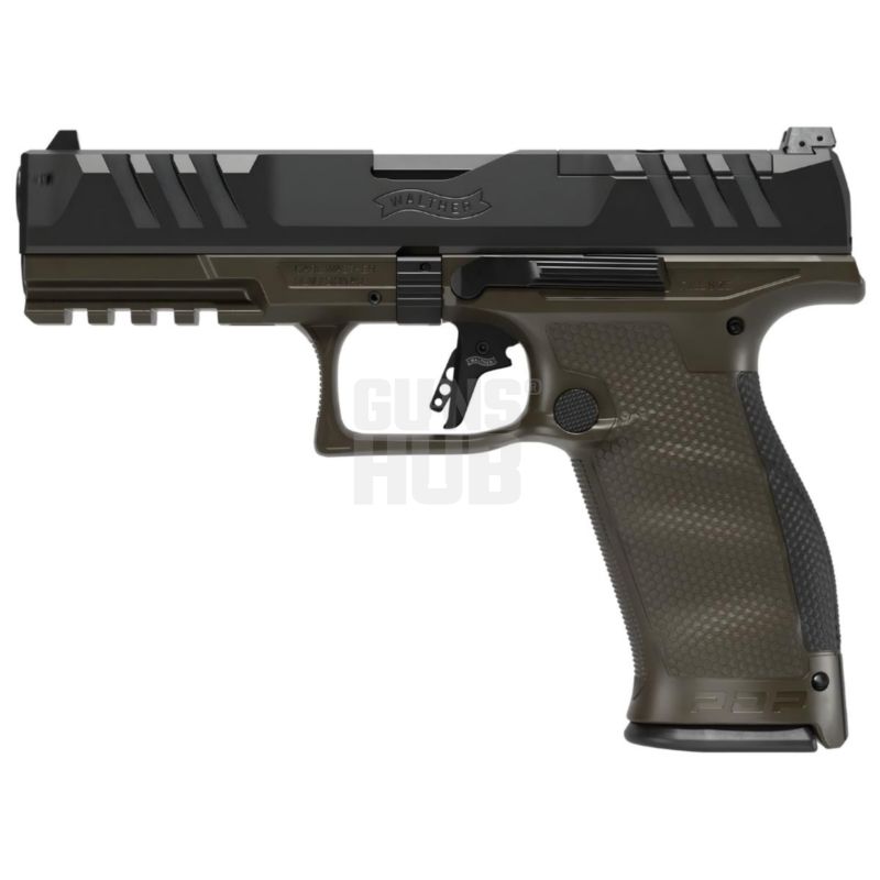 Pistolet Walther PDP FS 4,5" OR Dynamic Performance Trigger OD Green