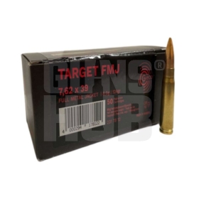 Amunicja Geco 7,62x39 TARGET FMJ 8,0g/124gr
