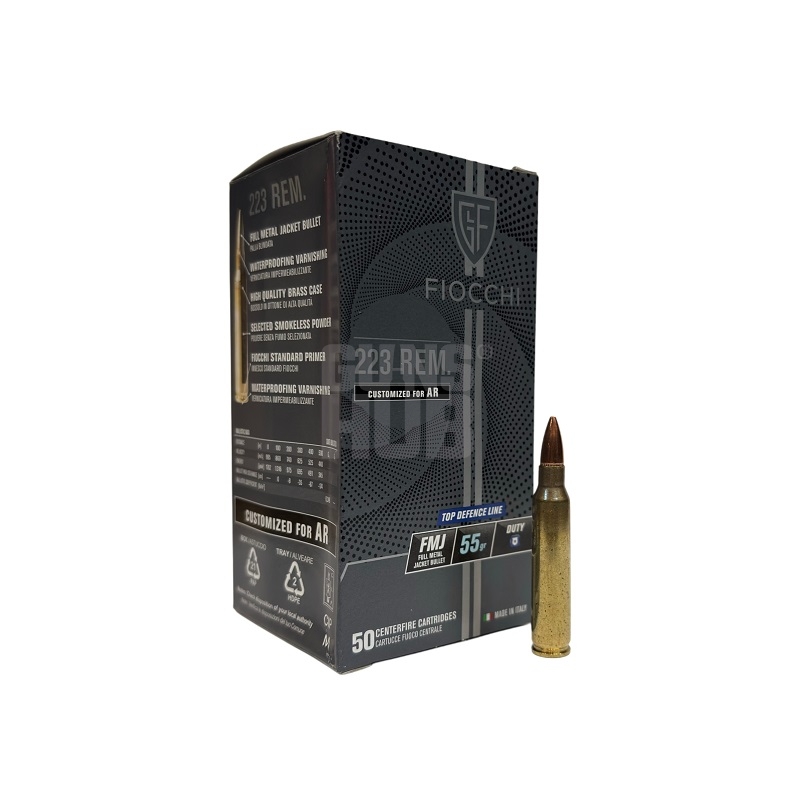 Amunicja Fiocchi 223 Rem L.E. FMJ T.D. Line 55gr