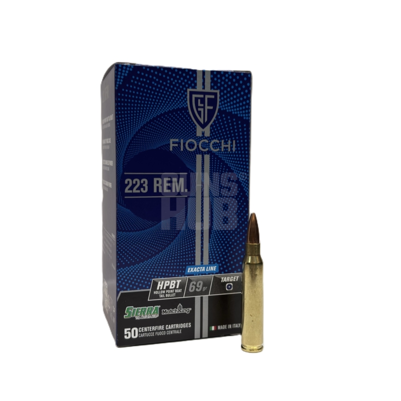 Amunicja Fiocchi 223 Rem Exacta HPBT 69gr