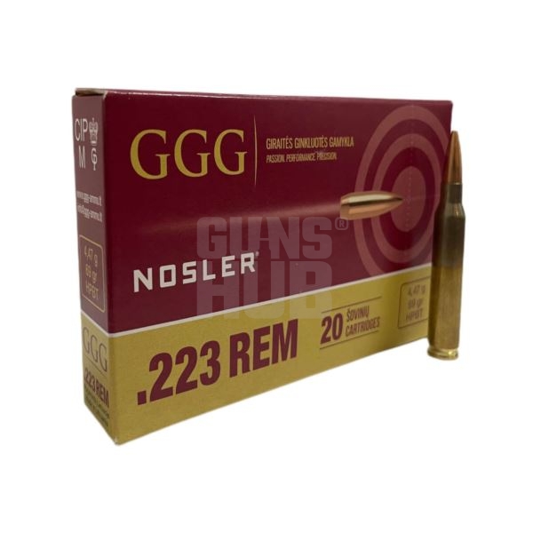 Amunicja GGG 223 Rem Nosler HPBT 4,47g/69gr.