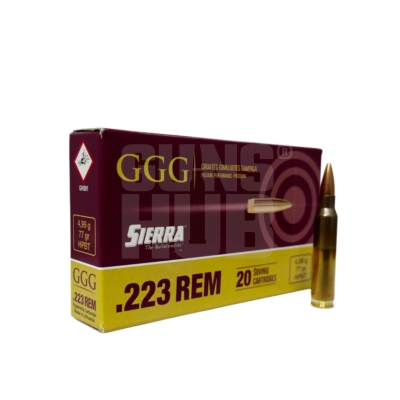 Amunicja GGG 223 Rem Sierra HPBT 4,99g/77gr