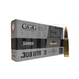 Amunicja GGG 308 Win HPBT Sierra 10,9g/168 gr