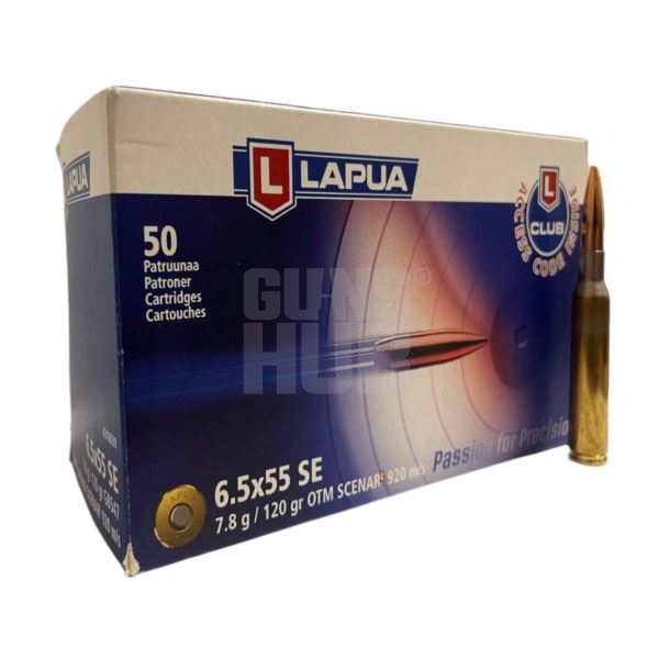Amunicja Lapua 6,5x55 SE Scenar 7,8g/120gr 920m