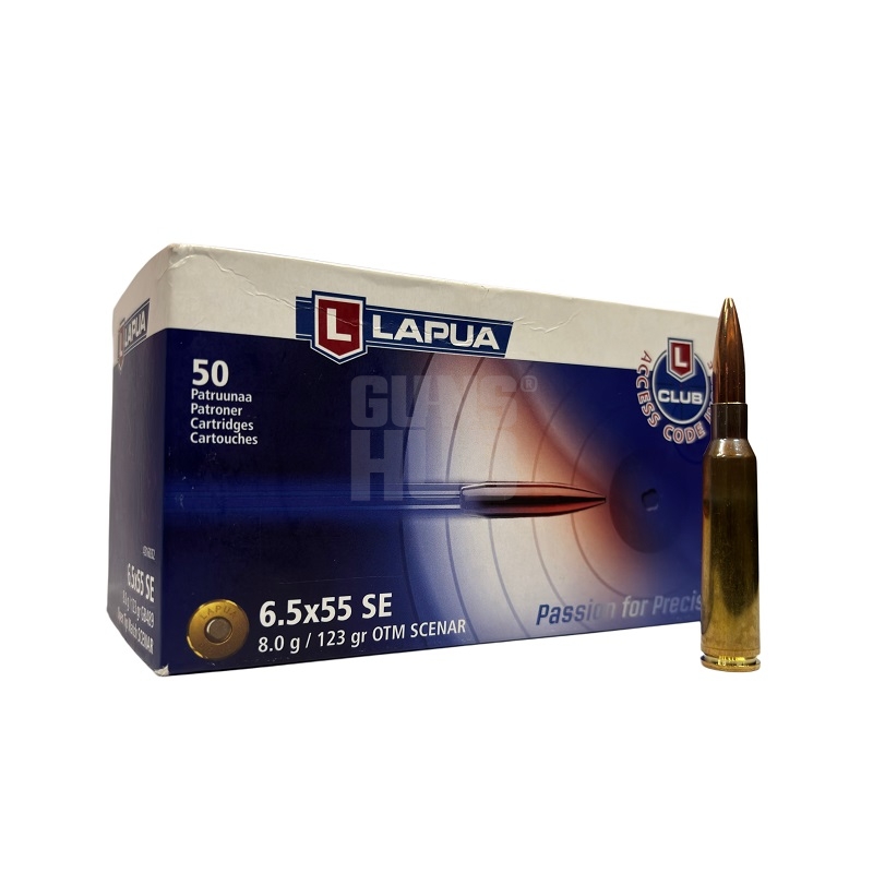 Amunicja Lapua 6,5x55 SE Scenar 8g