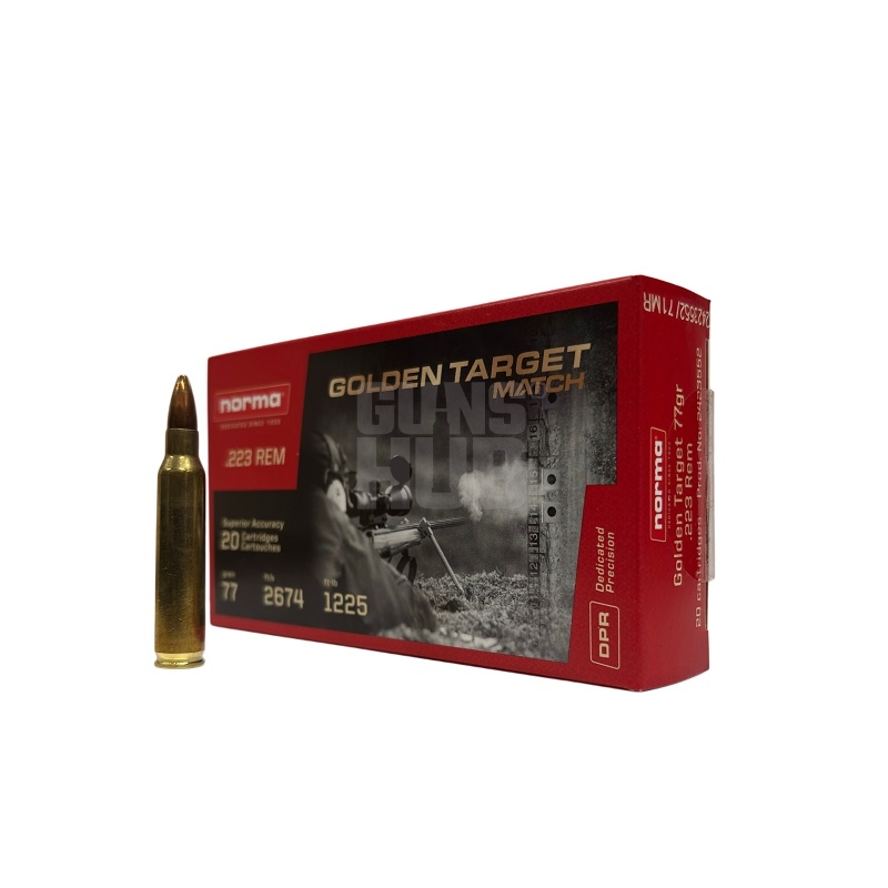 Amunicja Norma 223 Rem Match HPBT 5g/77gr