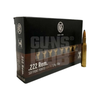 Amunicja RWS 222 Rem TMS 3,24g/50gr