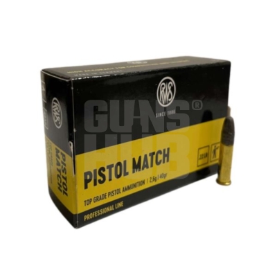 Amunicja RWS 22 LR Pistol Match 2,6g/40gr