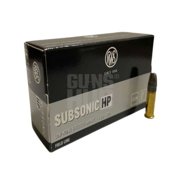 Amunicja RWS 22 LR SUBSONIC HP 2,6g/40gr