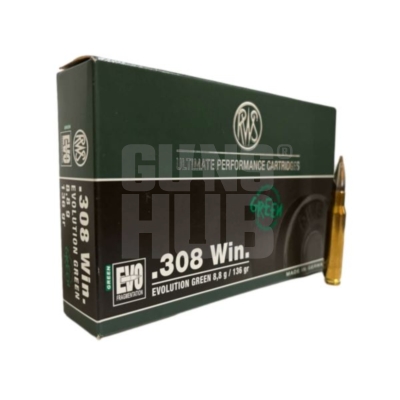 Amunicja RWS 308 Win Evo Green 8,8g/136gr