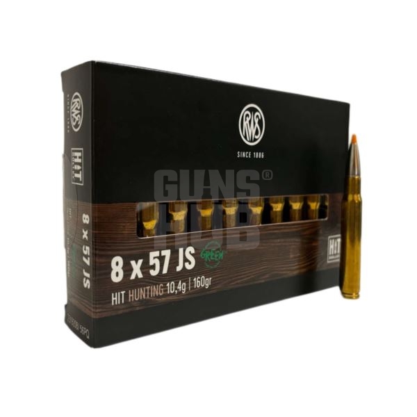 Amunicja RWS 8x57 JS Hit Green 10,4g/160gr
