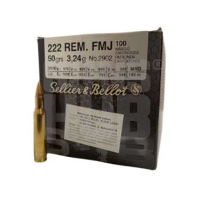 Amunicja S&B 222 Rem FMJ 3,24g/50gr 100szt.