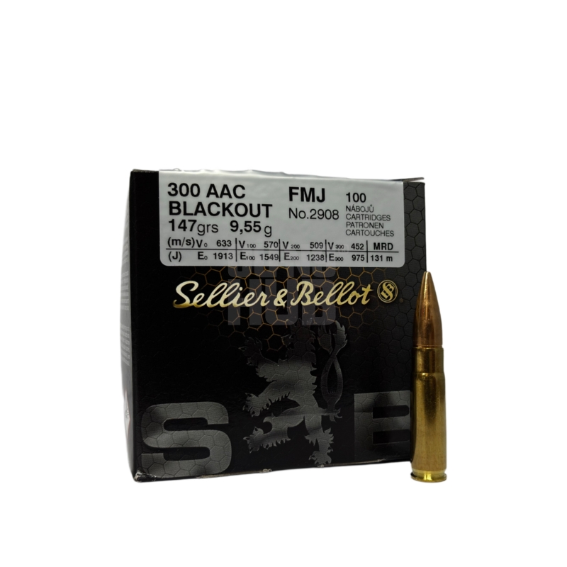 Amunicja S&B 300 AAC Blackout FMJ 9,55g/147gr