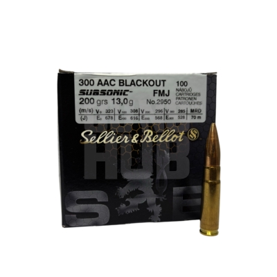 Amunicja S&B 300 AAC Blackout-Subs. FMJ 13g/200gr