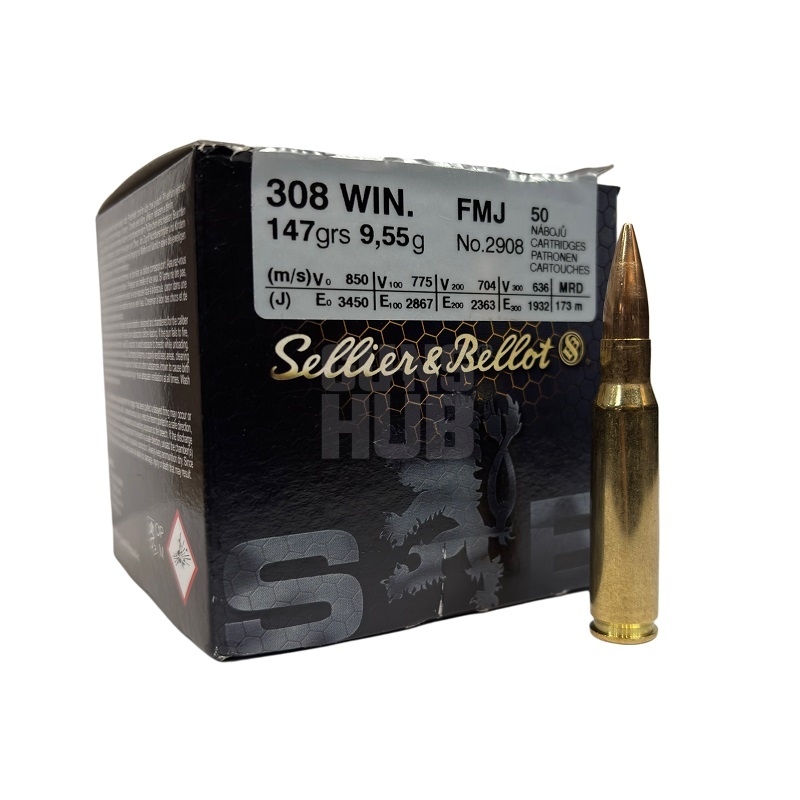 Amunicja S&B 308 Win FMJ Traning 9,55g