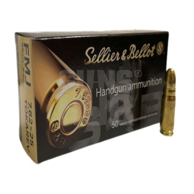 Amunicja S&B 7,62x25 FMJ 5,5g/85gr