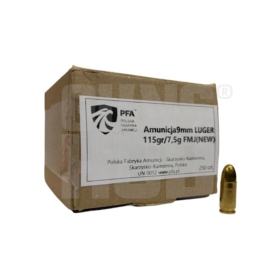 Amunicja PFA 9x19 FMJ 7,5g/115gr (250szt)