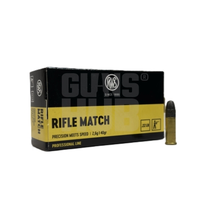 Amunicja RWS 22 LR Rifle Match S 2,6g/40gr