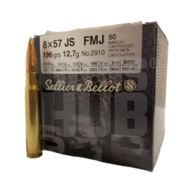 Amunicja S&B 8x57 JS FMJ 12,7g/196gr