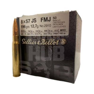 Amunicja S&B 8x57 JS FMJ 12,7g/196gr