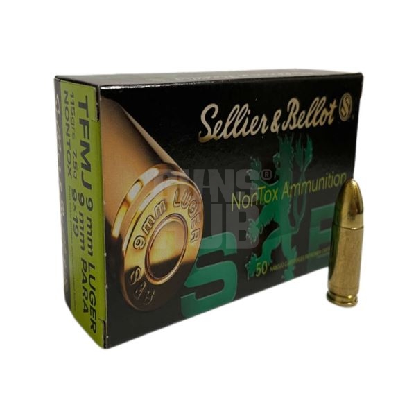 Amunicja S&B 9x19 TFMJ Nontox 7,5g/115gr