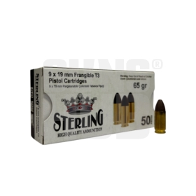 Amunicja Sterling 9x19 Frangible 4,2g